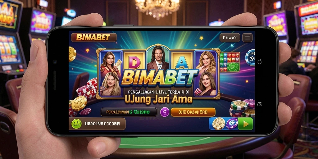 Tangkapan layar gameplay <strong>BIMABET</strong> menampilkan suasana kasino yang mendebarkan dan interaksi langsung.