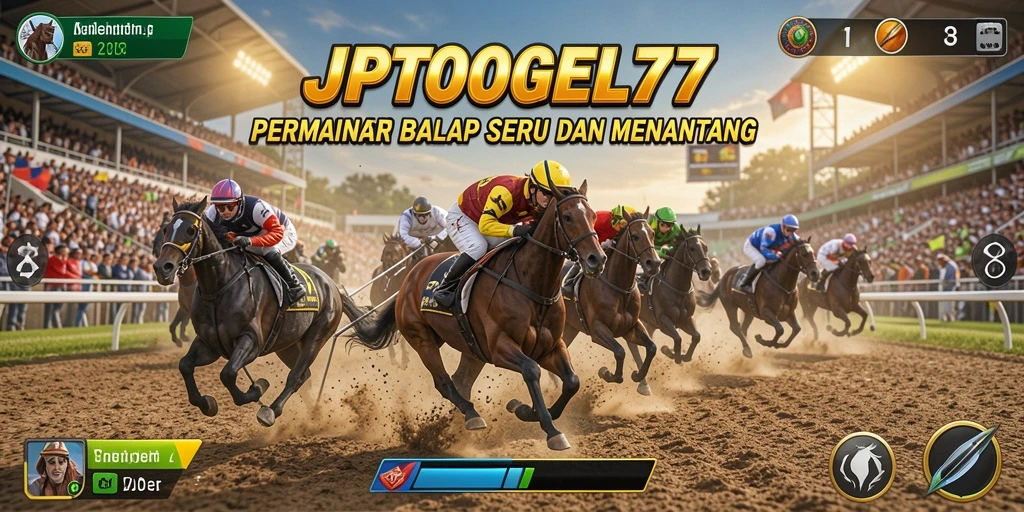Menampilkan gameplay balap menegangkan di JPTOGEL77.