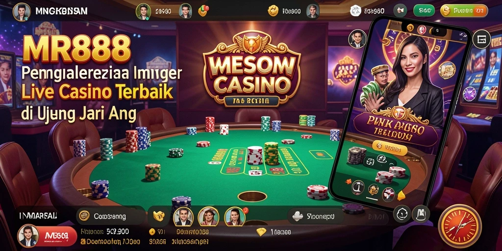 Gameplay Live Casino yang mendebarkan dan interaktif di MR888.