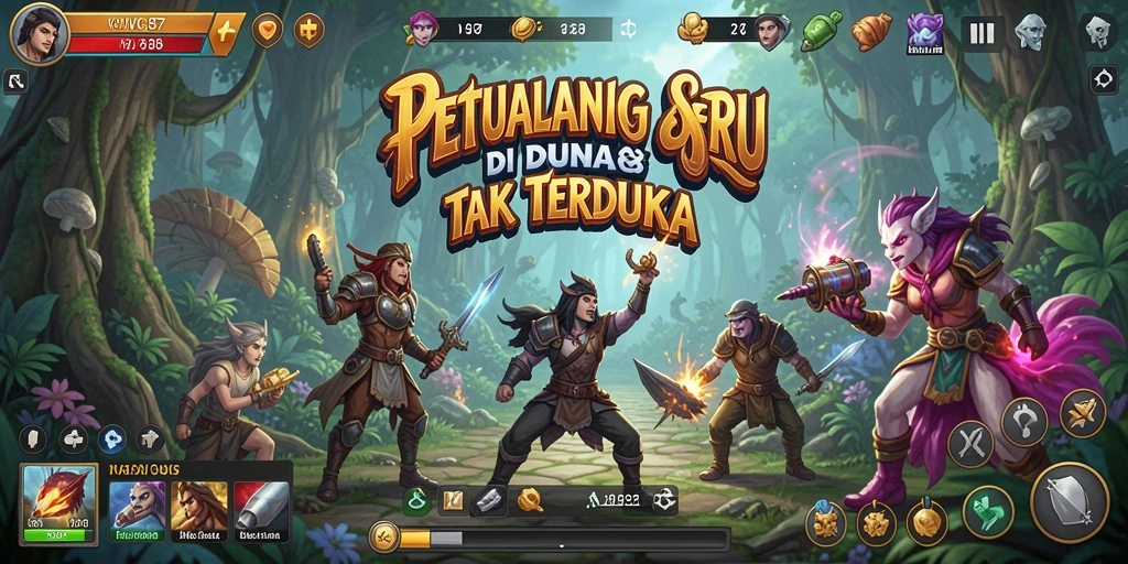 Screenshot dari gameplay petualangan WG87 yang mengasyikkan.